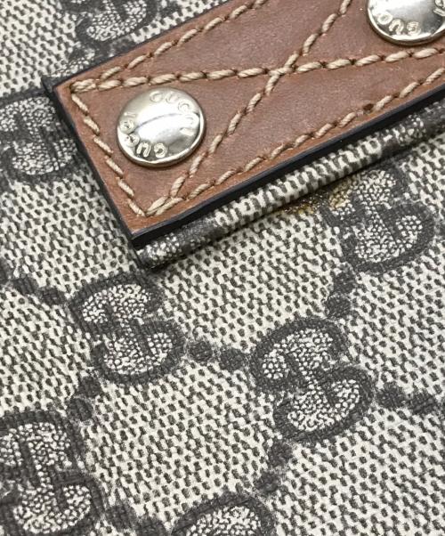 GUCCI（グッチ）GUCCI (グッチ) シェリーラインPVCトートバッグ/グッチ/211134/GG/001998 ベージュの古着・服飾アイテム