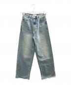 YANUKヤヌーク）の古着「LILITH WIDE STRAIGHTデニムパンツ/金子綾別注モデル/57142071/ヤヌーク」｜インディゴ