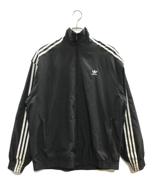 adidas（アディダス）adidas (アディダス) OVERSIZED ZIP OFF TRACKTOP ブラック サイズ:Lの古着・服飾アイテム