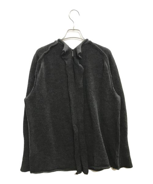YOHJI YAMAMOTO（ヨウジヤマモト）YOHJI YAMAMOTO (ヨウジヤマモト) ウールニット グレー サイズ:2の古着・服飾アイテム