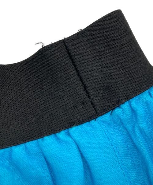 M・Fil（エムフィル）M・Fil (エムフィル) リネンギャザースカート スカイブルー サイズ:36の古着・服飾アイテム