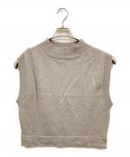 MARGARET HOWELLマーガレットハウエル）の古着「カシミヤ混ニットベスト/マーガレットハウエル/578-2261003」｜グレー
