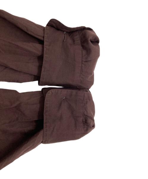 MARGARET HOWELL（マーガレットハウエル）MARGARET HOWELL (マーガレットハウエル) バンドカラーシャツ/マーガレットハウエル/578-2253012 ブラウン サイズ:1の古着・服飾アイテム