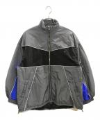 MAISON SPECIALメゾンスペシャル）の古着「Puffer Track Blouson」｜グレー×ブルー