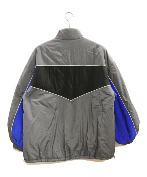 MAISON SPECIAL（メゾンスペシャル）MAISON SPECIAL (メゾンスペシャル) Puffer Track Blouson グレー×ブルー サイズ:Freeの古着・服飾アイテム