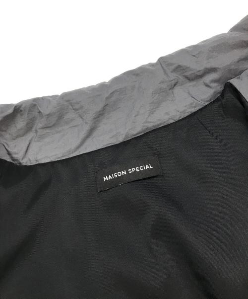 MAISON SPECIAL（メゾンスペシャル）MAISON SPECIAL (メゾンスペシャル) Puffer Track Blouson グレー×ブルー サイズ:Freeの古着・服飾アイテム