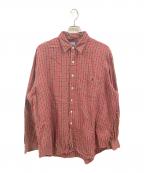POLO RALPH LAURENポロ・ラルフローレン）の古着「90’Sチェックシャツ/ポロ・ラルフローレン/CRAINE」｜レッド