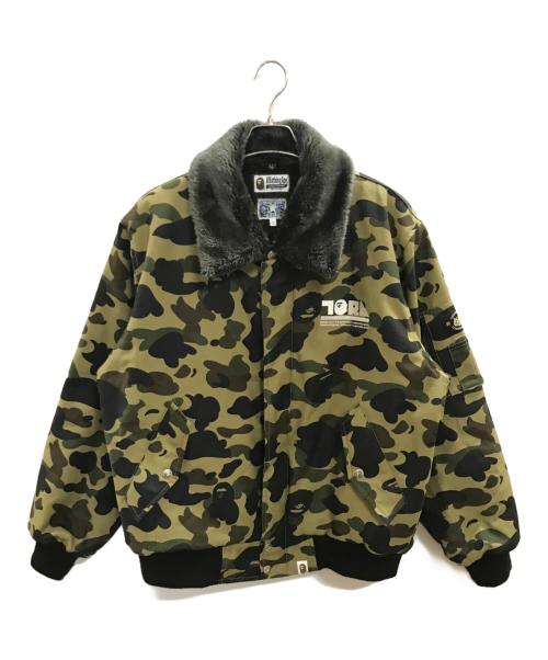 A BATHING APE（アベイシングエイプ）A BATHING APE (ア ベイシング エイプ) 寅壱 (トライチ) 1ST CAMO DOKAJAN/ア ベイシング エイプ/トライチ/001HJK731902C オリーブ サイズ:Ｌの古着・服飾アイテム