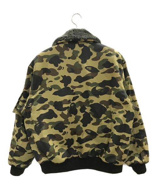 A BATHING APE（アベイシングエイプ）A BATHING APE (ア ベイシング エイプ) 寅壱 (トライチ) 1ST CAMO DOKAJAN/ア ベイシング エイプ/トライチ/001HJK731902C オリーブ サイズ:Ｌの古着・服飾アイテム