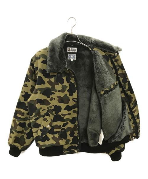 A BATHING APE（アベイシングエイプ）A BATHING APE (ア ベイシング エイプ) 寅壱 (トライチ) 1ST CAMO DOKAJAN/ア ベイシング エイプ/トライチ/001HJK731902C オリーブ サイズ:Ｌの古着・服飾アイテム