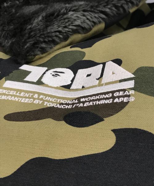 A BATHING APE（アベイシングエイプ）A BATHING APE (ア ベイシング エイプ) 寅壱 (トライチ) 1ST CAMO DOKAJAN/ア ベイシング エイプ/トライチ/001HJK731902C オリーブ サイズ:Ｌの古着・服飾アイテム