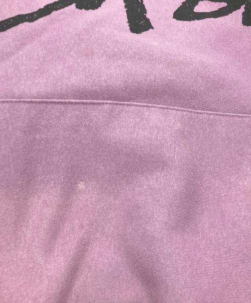 stussy（ステューシー）stussy (ステューシー) 裏起毛プルオーバーパーカー ピンク サイズ:Mの古着・服飾アイテム