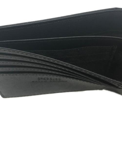 POLO RALPH LAUREN（ポロ・ラルフローレン）POLO RALPH LAUREN (ポロ・ラルフローレン) 2つ折り財布 ブラックの古着・服飾アイテム