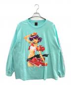 GEEKS RULE×ふしぎの海のナディアギークスルール×フシギノウミノナディア）の古着「Nadia L/S Tee Shirt/ギークスルール/フシギノウミノナディア　ふしぎの海のナディア」｜スカイブルー