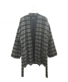 BALENCIAGA（バレンシアガ）の古着「ガウンジャケット/バレンシアガ/594899 TGM21」｜グレー×ブラック