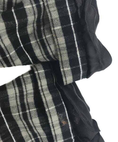 BALENCIAGA（バレンシアガ）BALENCIAGA (バレンシアガ) ガウンジャケット/バレンシアガ/594899 TGM21 グレー×ブラック サイズ:46の古着・服飾アイテム