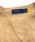 中古・古着 POLO RALPH LAUREN (ポロ・ラルフローレン) ウールカシミヤケーブルニット/ポロ・ラルフローレン ベージュ サイズ:S：7000円
