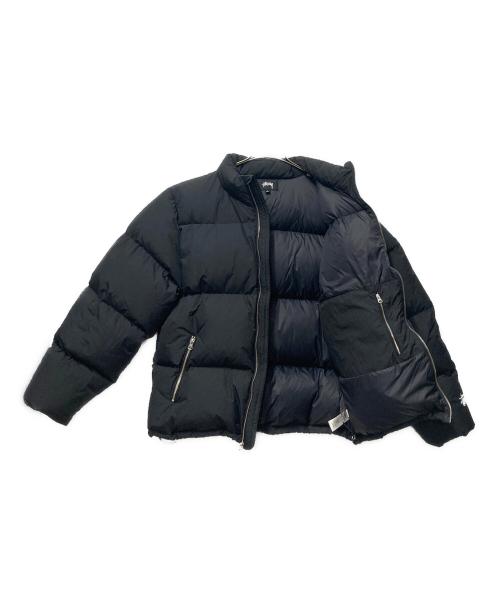 stussy（ステューシー）stussy (ステューシー) DOWN PUFFER NYLON ブラック サイズ:Lの古着・服飾アイテム