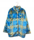 NIKEナイキ）の古着「AS W NSW FX FUR AOP JKT NSW COURT/ナイキ/DD4542-476」｜ブルー