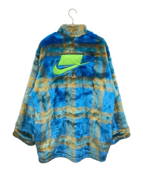 NIKE（ナイキ）NIKE (ナイキ) AS W NSW FX FUR AOP JKT NSW COURT/ナイキ/DD4542-476 ブルー サイズ:XLの古着・服飾アイテム