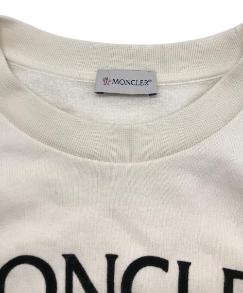 MONCLER（モンクレール）MONCLER (モンクレール) 裏起毛スウェット/MAGLIA GIROCOLLO ベージュ サイズ:Ｍの古着・服飾アイテム