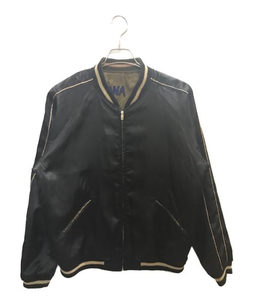 BEAMS（ビームス）BEAMS (ビームス) リバーシブルスカジャン ブラック×イエロー サイズ:Ｌの古着・服飾アイテム