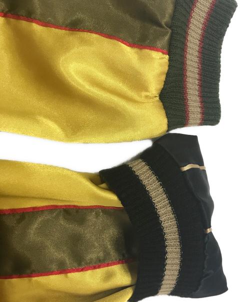 BEAMS（ビームス）BEAMS (ビームス) リバーシブルスカジャン ブラック×イエロー サイズ:Ｌの古着・服飾アイテム