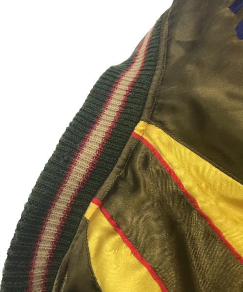 BEAMS（ビームス）BEAMS (ビームス) リバーシブルスカジャン ブラック×イエロー サイズ:Ｌの古着・服飾アイテム