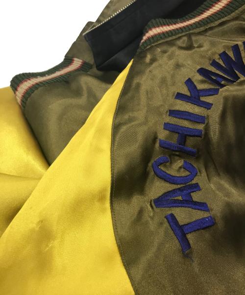 BEAMS（ビームス）BEAMS (ビームス) リバーシブルスカジャン ブラック×イエロー サイズ:Ｌの古着・服飾アイテム