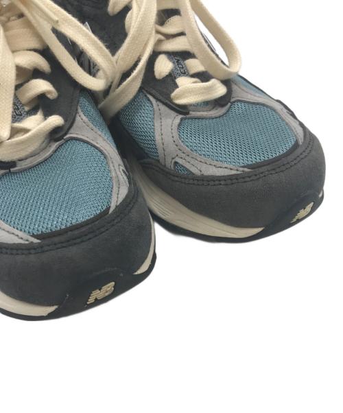 NEW BALANCE（ニューバランス）NEW BALANCE (ニューバランス) ローカットスニーカー ブラック×ブルー サイズ:26.5cmの古着・服飾アイテム