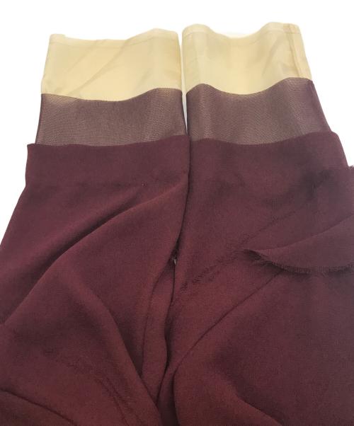 UNDERCOVER（アンダーカバー）UNDERCOVER (アンダーカバー) カットオフワンピース/アンダーカバー/UP2D1702 レッド サイズ:2の古着・服飾アイテム