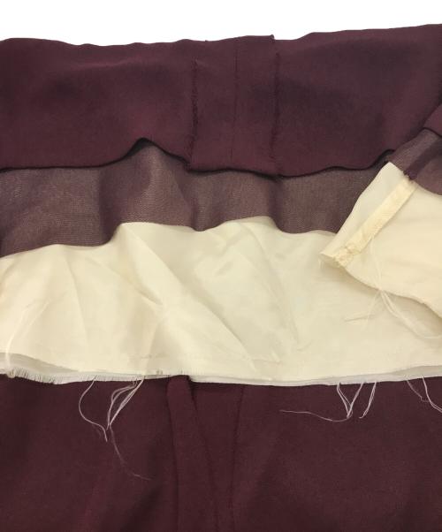 UNDERCOVER（アンダーカバー）UNDERCOVER (アンダーカバー) カットオフワンピース/アンダーカバー/UP2D1702 レッド サイズ:2の古着・服飾アイテム