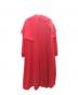 ENFOLD (エンフォルド) ツイルケープドレス/エンフォルド/300IS233-0341/25SS レッド サイズ:36：19000円