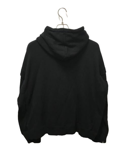 Maison MIHARA YASUHIRO（メゾン ミハラ ヤスヒロ）Maison MIHARA YASUHIRO (メゾン ミハラ ヤスヒロ) ドッキングジップパーカー ブラック サイズ:48の古着・服飾アイテム