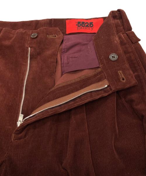 5525gallery（ゴーゴーニーゴーギャラリー）5525gallery (ゴーゴーニーゴーギャラリー) コーデュロイパンツ レッド サイズ:Sの古着・服飾アイテム