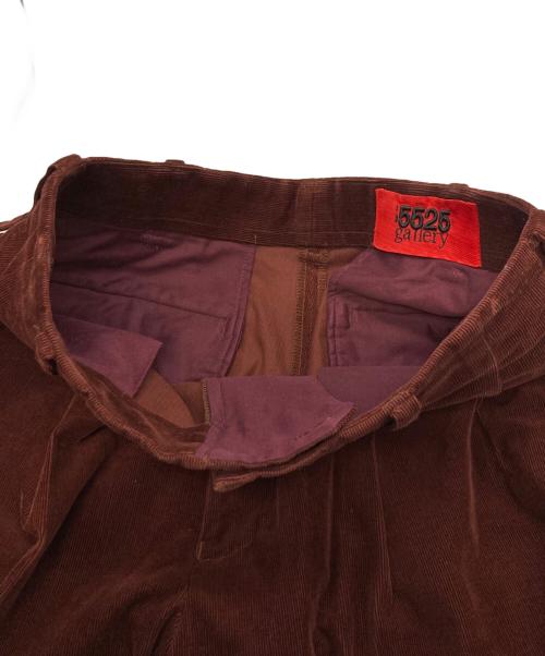 5525gallery（ゴーゴーニーゴーギャラリー）5525gallery (ゴーゴーニーゴーギャラリー) コーデュロイパンツ レッド サイズ:Sの古着・服飾アイテム