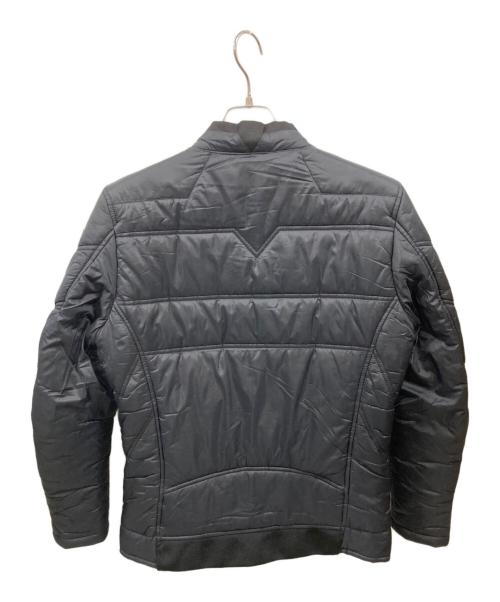 DIESEL（ディーゼル）DIESEL (ディーゼル) ライトナイロン中綿ライダースジャケット W-DEACON ブラック サイズ:Sの古着・服飾アイテム