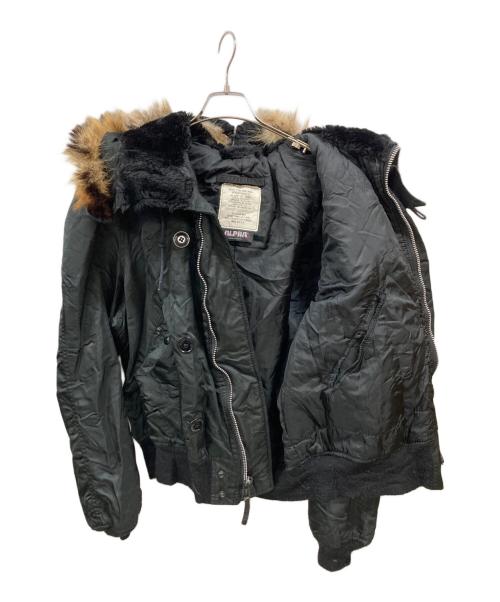 ALPHA（アルファ）ALPHA (アルファ) N-2Bフライトジャケット ブラック サイズ:Lの古着・服飾アイテム