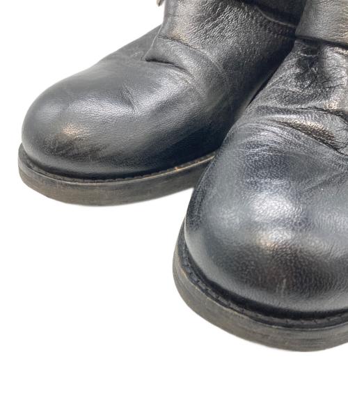 JIMMY CHOO（ジミーチュウ）JIMMY CHOO (ジミーチュウ) スタースタッズエンジニアブーツ　ジミーチュウ ブラック サイズ:37の古着・服飾アイテム