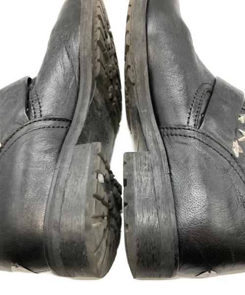 JIMMY CHOO（ジミーチュウ）JIMMY CHOO (ジミーチュウ) スタースタッズエンジニアブーツ　ジミーチュウ ブラック サイズ:37の古着・服飾アイテム