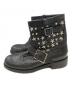 JIMMY CHOO (ジミーチュウ) スタースタッズエンジニアブーツ　ジミーチュウ ブラック サイズ:37：8000円