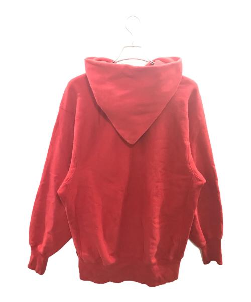 Champion（チャンピオン）Champion (チャンピオン) 90’ｓ刺繍タグリバースウィーブパーカー/CHRISTIAN BROTHERS レッド サイズ:XLの古着・服飾アイテム