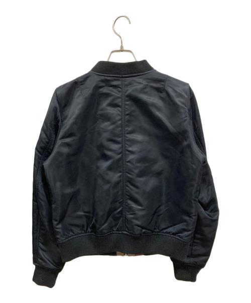 BLUE LABEL CRESTBRIDGE（ブルーレーベルクレストブリッジ）BLUE LABEL CRESTBRIDGE (ブルーレーベルクレストブリッジ) リバーシブルブルゾン/ブルーレーベルクレストブリッジ/55F71-659-09 ネイビー サイズ:38の古着・服飾アイテム