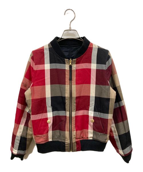 BLUE LABEL CRESTBRIDGE（ブルーレーベルクレストブリッジ）BLUE LABEL CRESTBRIDGE (ブルーレーベルクレストブリッジ) リバーシブルブルゾン/ブルーレーベルクレストブリッジ/55F71-659-09 ネイビー サイズ:38の古着・服飾アイテム