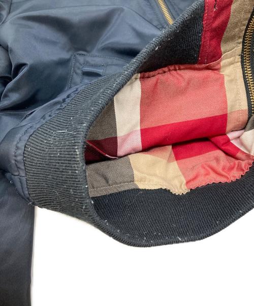 BLUE LABEL CRESTBRIDGE（ブルーレーベルクレストブリッジ）BLUE LABEL CRESTBRIDGE (ブルーレーベルクレストブリッジ) リバーシブルブルゾン/ブルーレーベルクレストブリッジ/55F71-659-09 ネイビー サイズ:38の古着・服飾アイテム