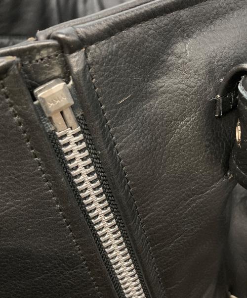 Axel（アクセル）Axel (アクセル) バックプリントレザージャケット/アクセル ブラック サイズ:XLの古着・服飾アイテム