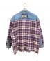 DIESEL (ディーゼル) G-KERYA/切替デニムジャケット/ディーゼル インディゴ×パープル サイズ:XXS：8000円