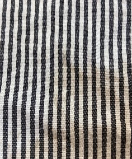 tricot COMME des GARCONS（トリココムデギャルソン）tricot COMME des GARCONS (トリココムデギャルソン) 刺繍デザインストライプシャツ ホワイト サイズ:Sの古着・服飾アイテム