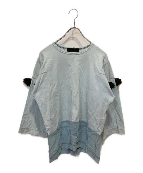 tricot COMME des GARCONS（トリココムデギャルソン）tricot COMME des GARCONS (トリココムデギャルソン) カットソー ブルー サイズ:Ｍの古着・服飾アイテム