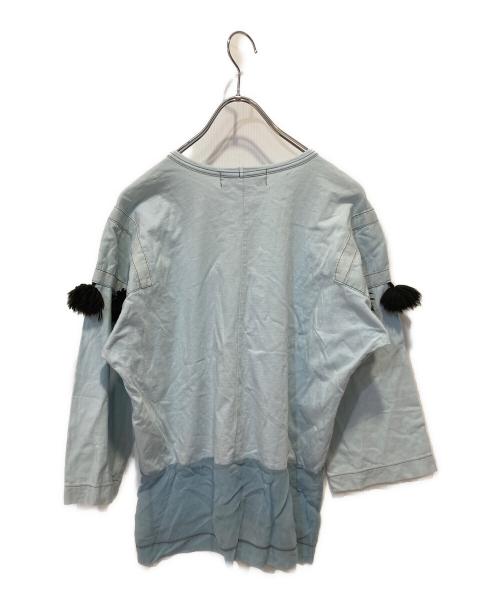 tricot COMME des GARCONS（トリココムデギャルソン）tricot COMME des GARCONS (トリココムデギャルソン) カットソー ブルー サイズ:Ｍの古着・服飾アイテム
